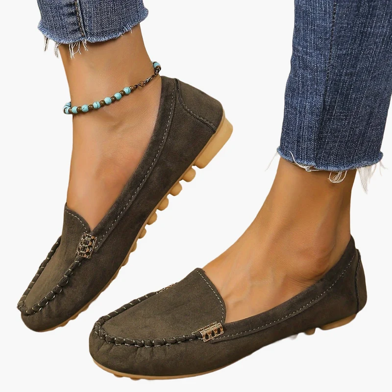 Damen Mokassin Loafer – Bequeme Freizeitschuhe für Alltag und Büro