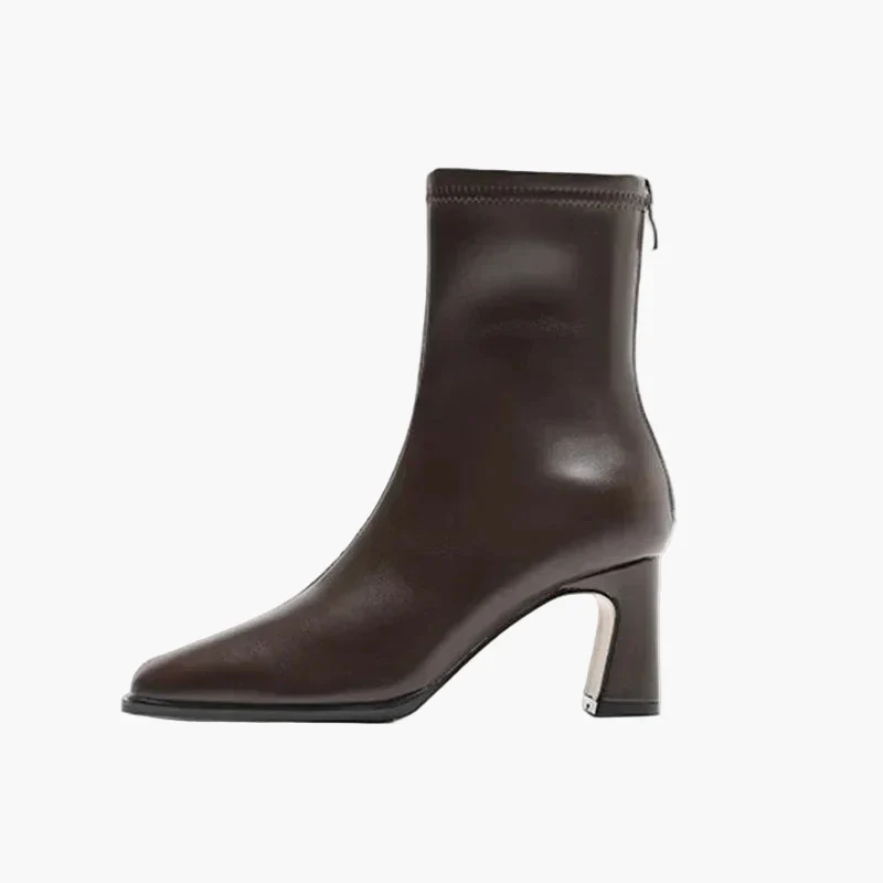 Damen Stiefeletten mit Blockabsatz und modernem Design – Elegante Boots für Alltag und Büro
