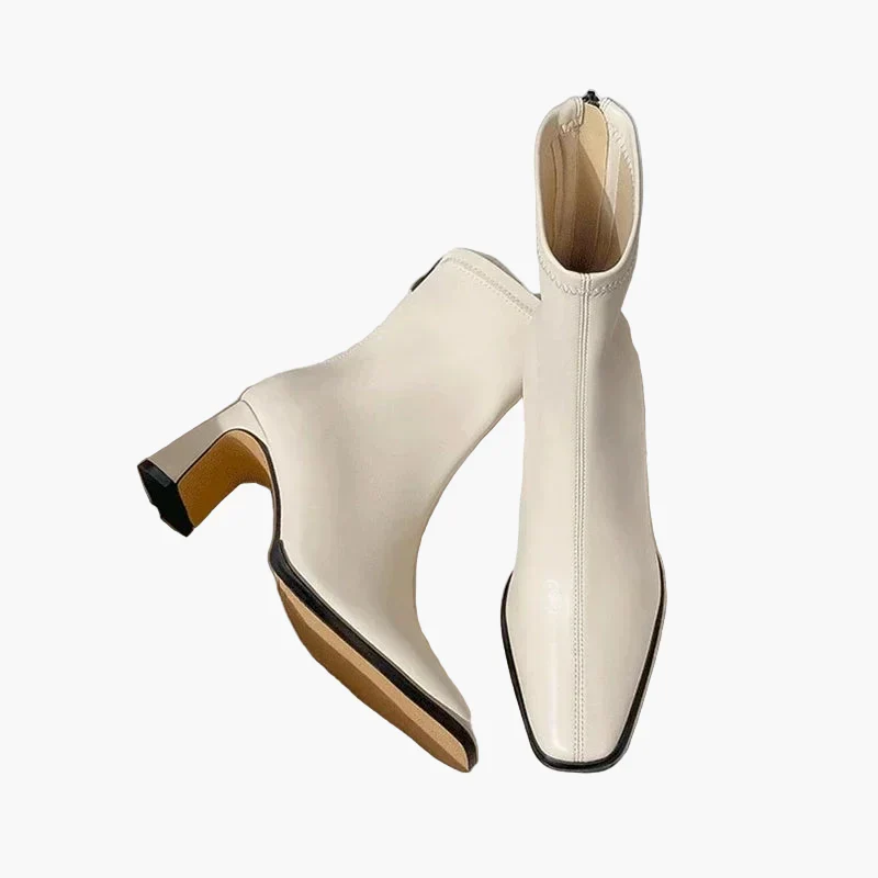 Damen Stiefeletten mit Blockabsatz und modernem Design – Elegante Boots für Alltag und Büro