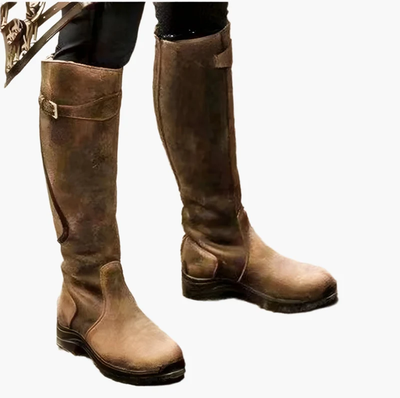 Damen Reitstiefel Outdoor Wasserdicht Leicht Atmungsaktiv – Perfekt für Reiten und Alltag