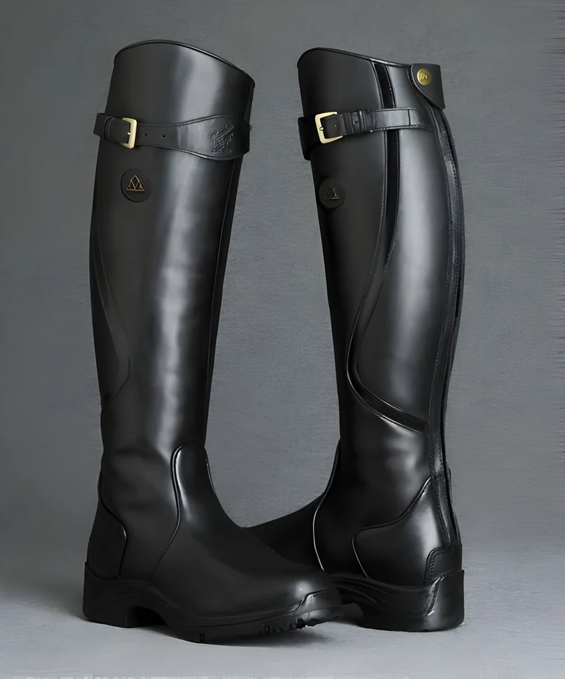 Damen Reitstiefel Outdoor Wasserdicht Leicht Atmungsaktiv – Perfekt für Reiten und Alltag