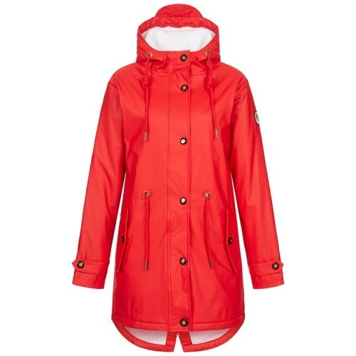 ANKERGLUT Regenmantel Friesennerz Rot mit Teddy Fleece #ankergluttraum #moincaptain