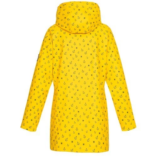 ANKERGLUT Regenmantel Friesennerz Gelb Anker Motiv mit Teddy Fleece #ankerglutwolke #moincaptain