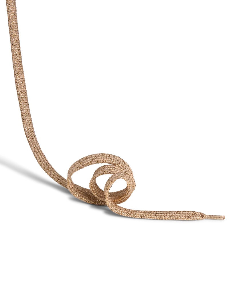Women’s Laminated Laces, Gold