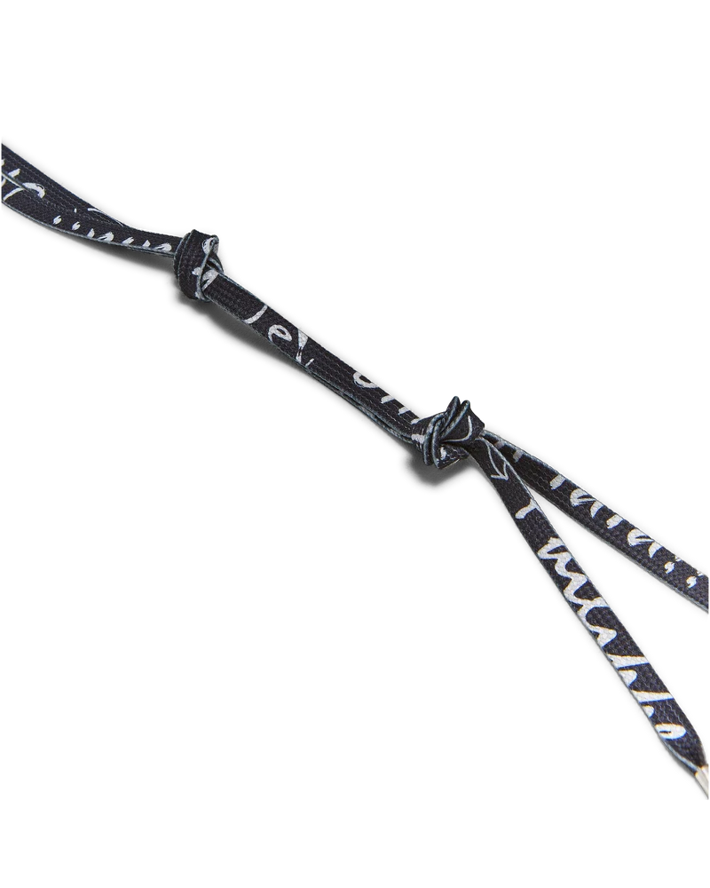 Men’s Laces in Cotton, Black White
