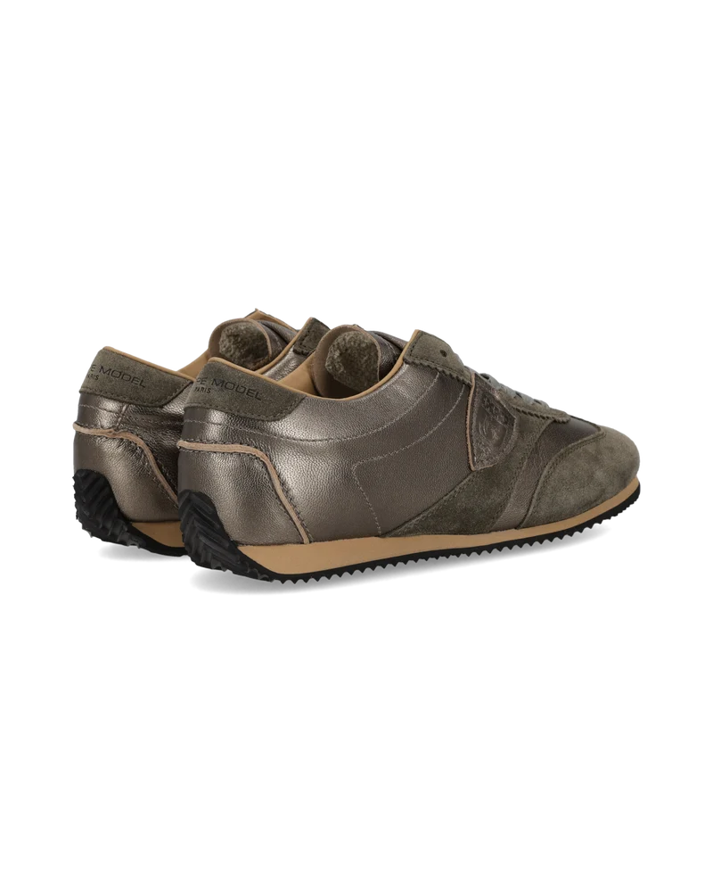 Sneakers Planche Women, Metallic Bronze Khaki
