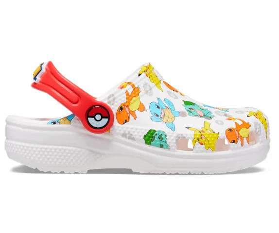 Crocs Kinderklassiker Pokemon Clog – Weiß