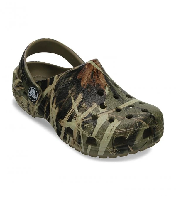 Crocs Klassischer Real Tree Clog für Kinder – Khaki