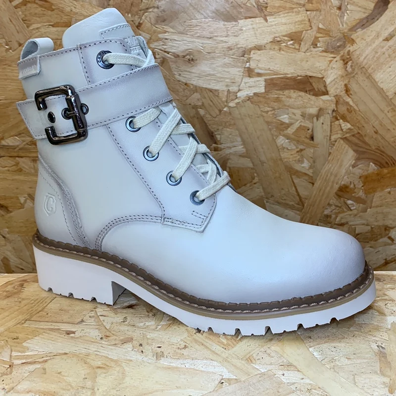 Carmela Modische Damen-Stiefelette aus Leder – Ice