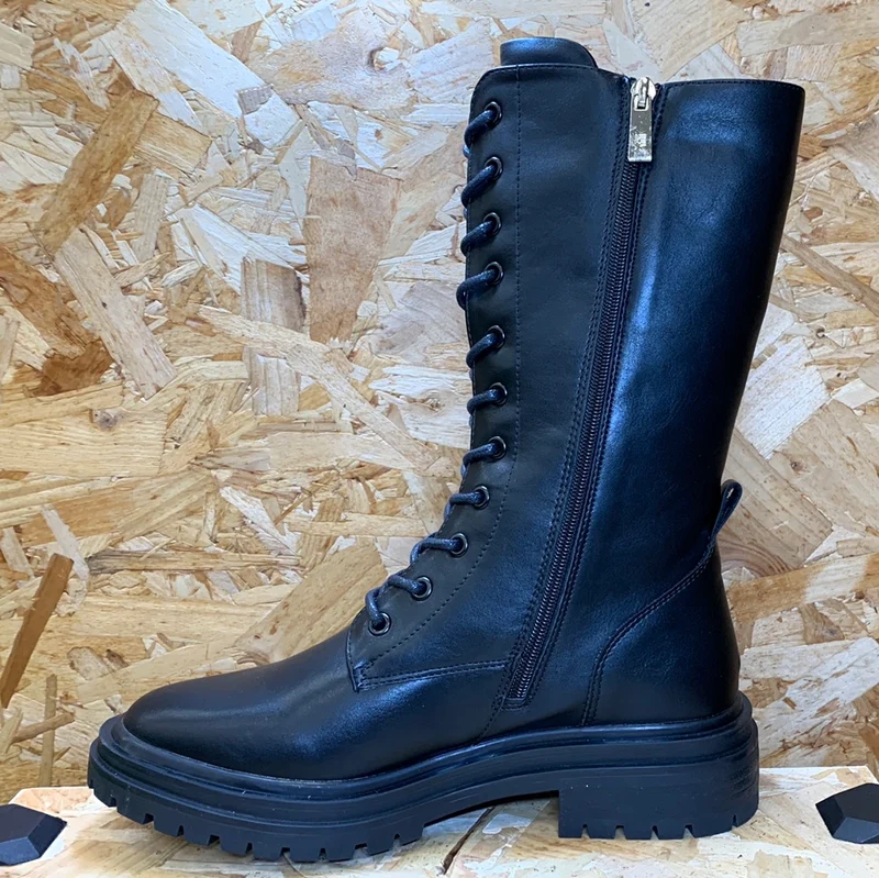 Xti Damenmode-Schnürstiefel – Schwarz