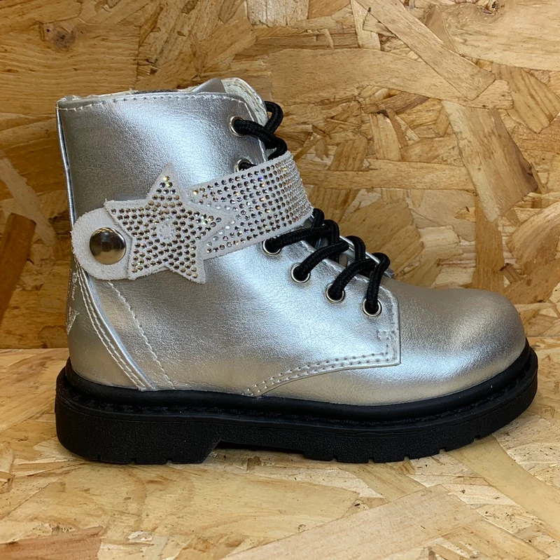 Lelli Kelly Stella-Stiefelette für Kinder – Silber
