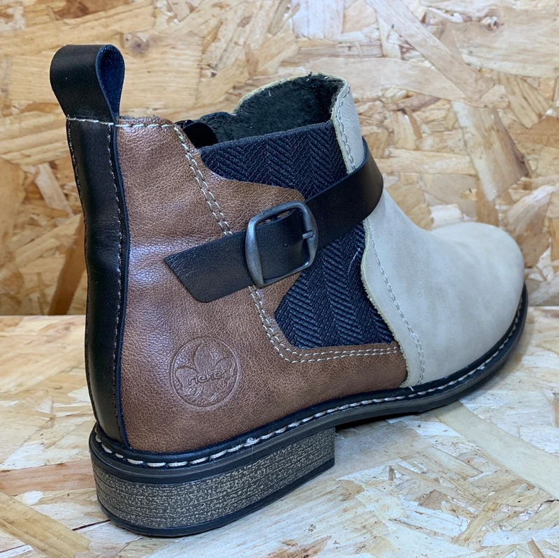 Rieker Mode-Stiefelette für Damen – Beige