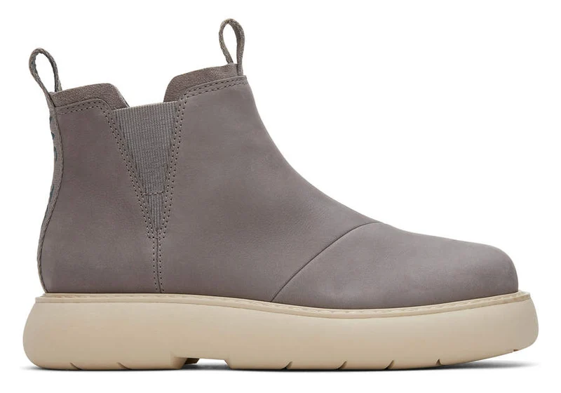 TOMS Damen Mallow Chelsea Stiefelette - Grau