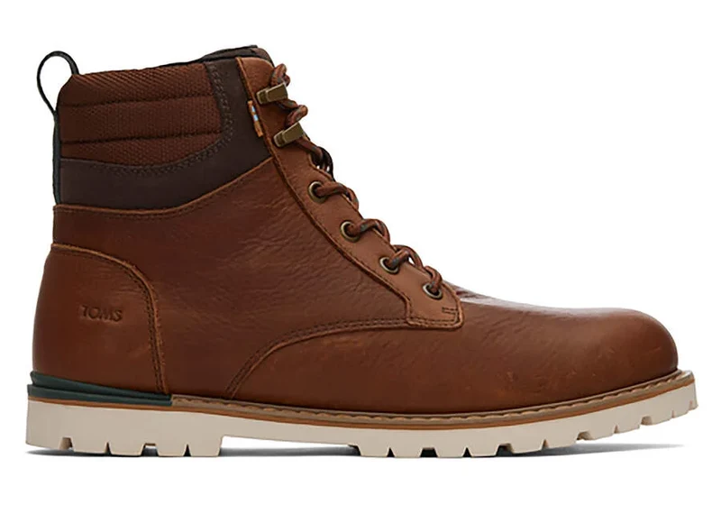 TOMS Herren Ashland Lederstiefel – Topasbraun
