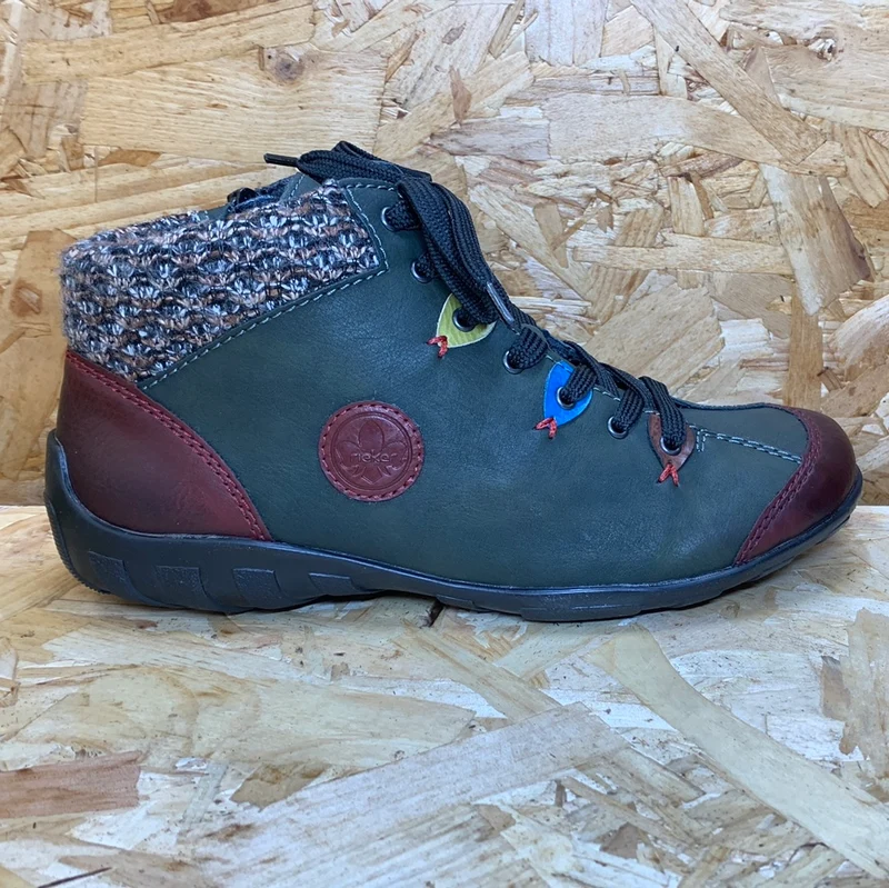Rieker Fashion-Stiefelette für Damen – Grün