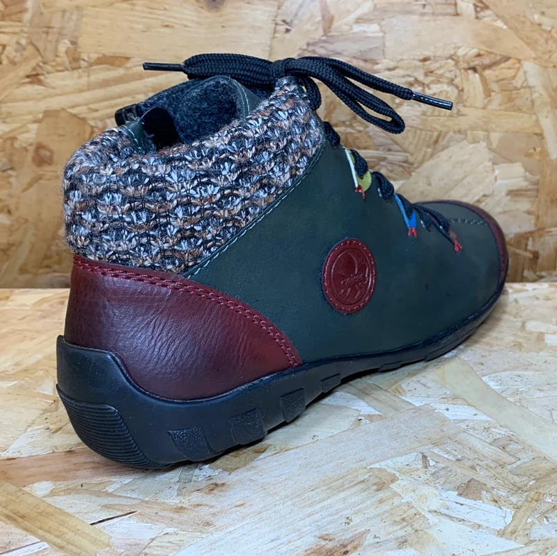 Rieker Fashion-Stiefelette für Damen – Grün