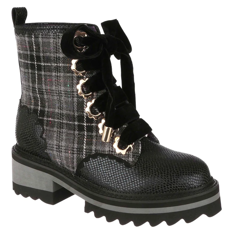 Irregular Choice Damen Morning Stroll Stiefel – Schwarz