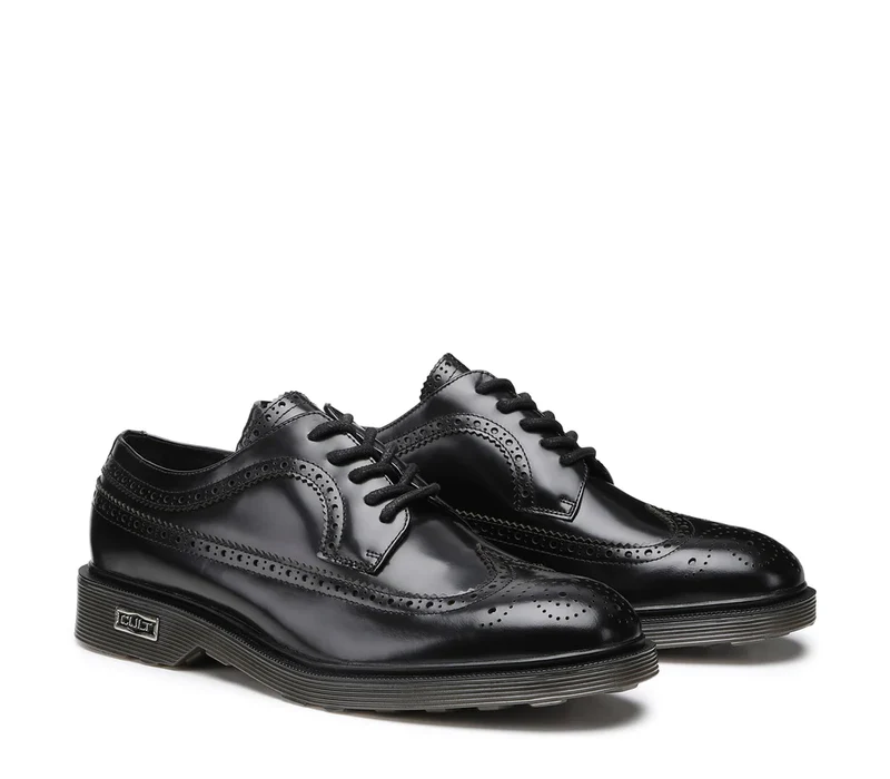 Cult Herren Ozzy 414 Lederschuh – Schwarz