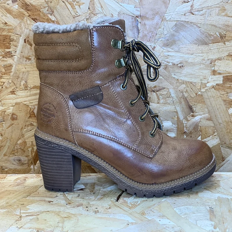 Refresh Fashion-Stiefelette für Damen – Kamel
