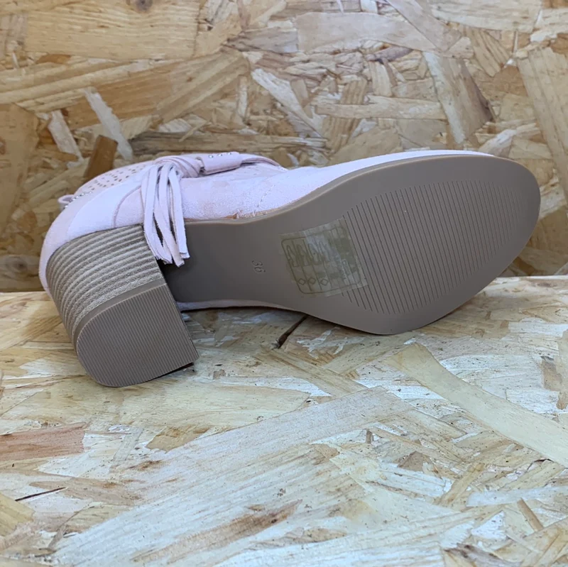 Refresh Fashion-Stiefelette für Damen – Rosa