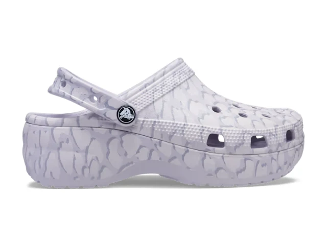 Crocs Unisex Classic Platform 4 Her Clog – Mauve Mist