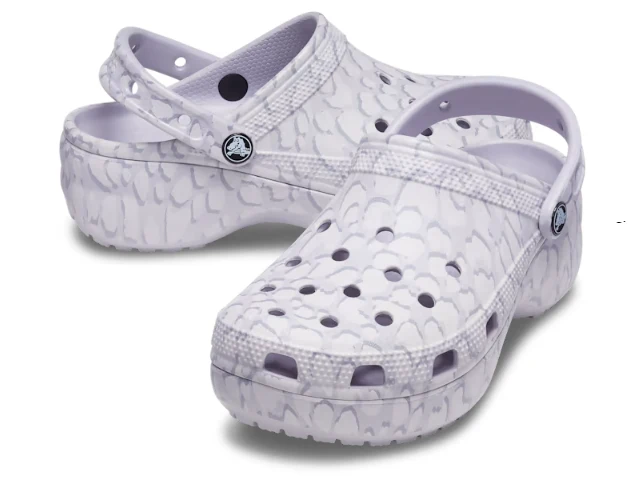 Crocs Unisex Classic Platform 4 Her Clog – Mauve Mist