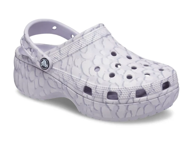 Crocs Unisex Classic Platform 4 Her Clog – Mauve Mist