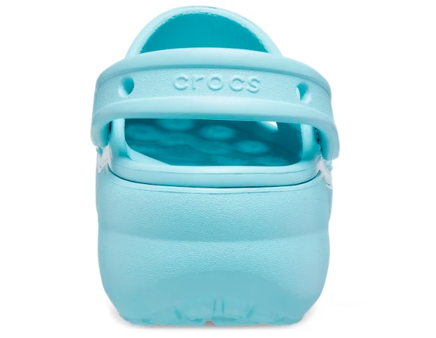 Crocs Klassischer Unisex-Plateau-Clog – Pure Water