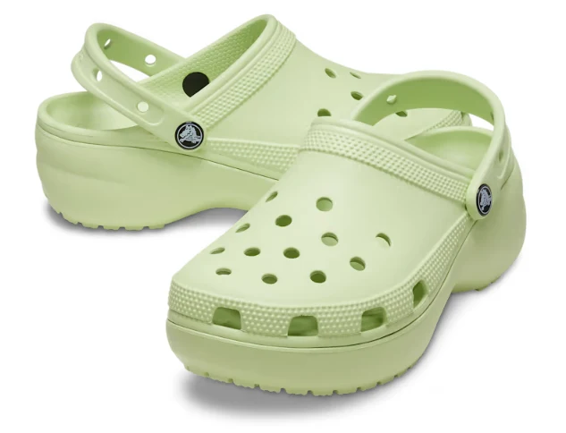 Crocs Klassischer Unisex-Plateau-Clog – Sellerie