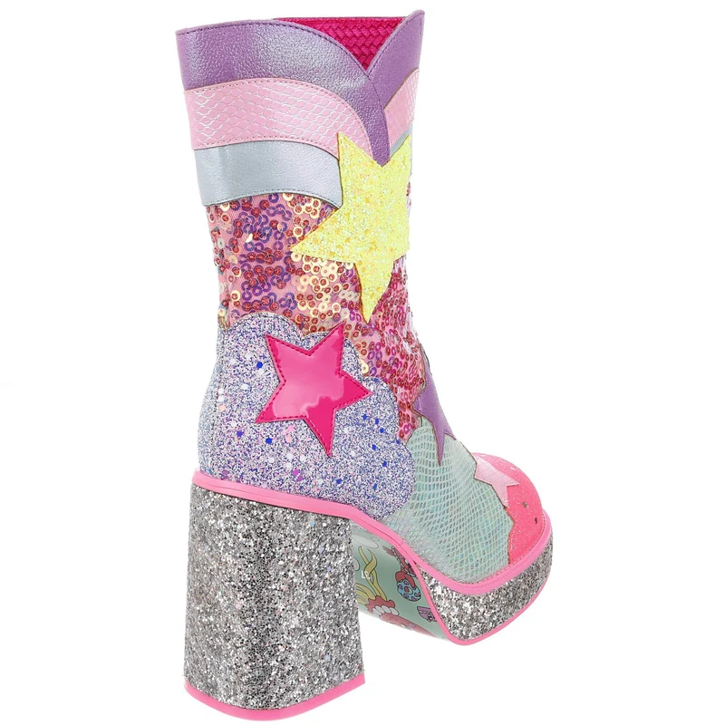 Irregular Choice Damen Ursa Major Stiefel - Rosa