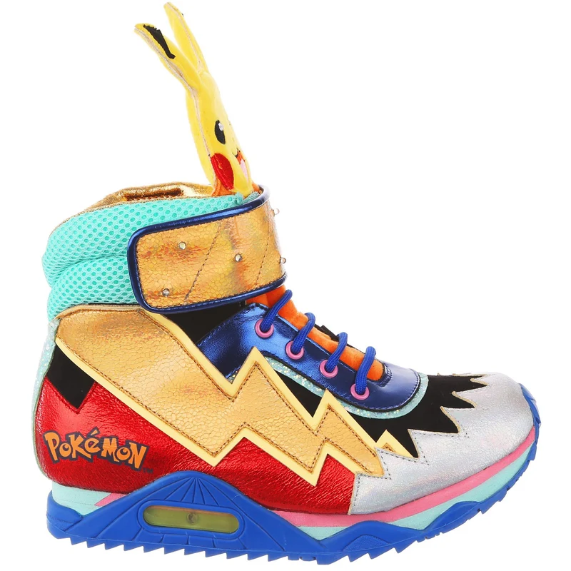 Irregular Choice Frauen Pokemon Flames & Bolts Stiefel – Rot