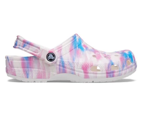 Crocs Unisex Classic Dream Clog – Weiß / Multi