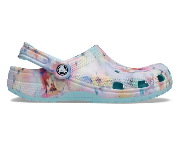Crocs Unisex Classic Dream Clog – Pure Water / Multi