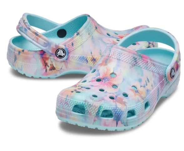 Crocs Unisex Classic Dream Clog – Pure Water / Multi