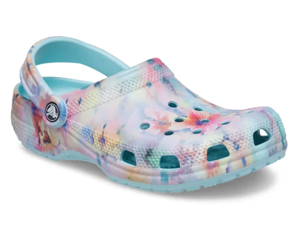 Crocs Unisex Classic Dream Clog – Pure Water / Multi
