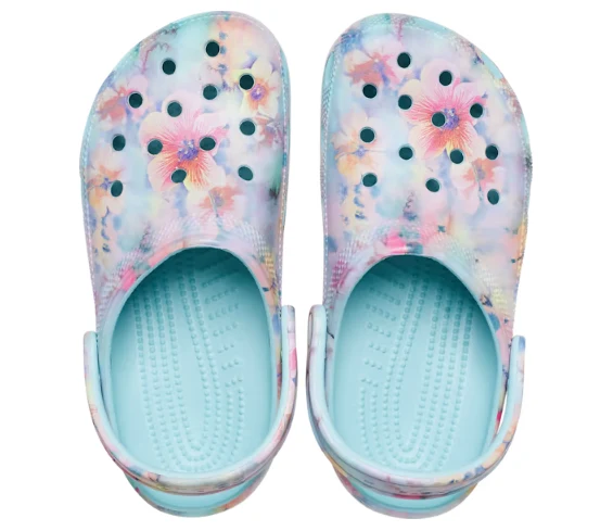Crocs Unisex Classic Dream Clog – Pure Water / Multi