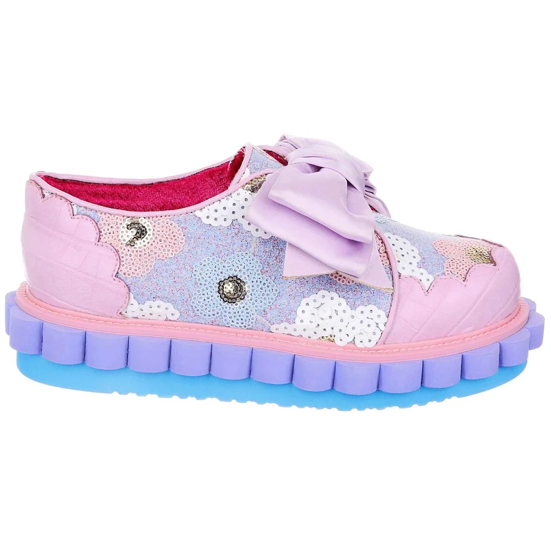 Irregular Choice Plätzchenschneider-Plateauschuh für Damen – Flieder