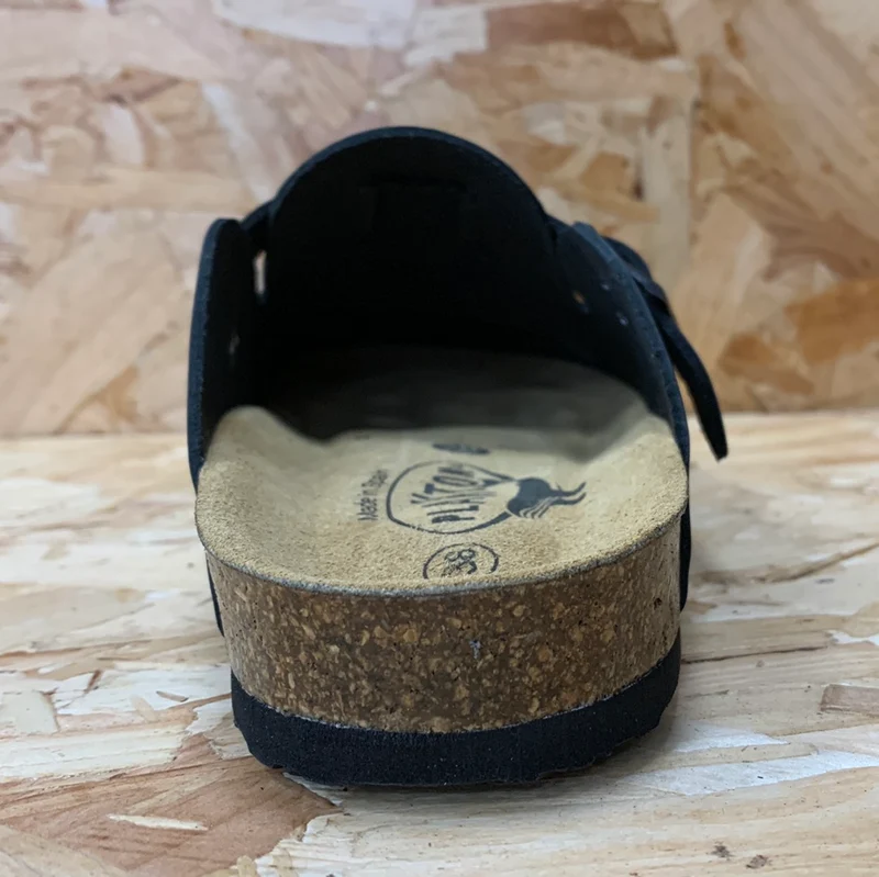 Plakton Damen Gibraltar Sprinter Lederclog – Schwarz