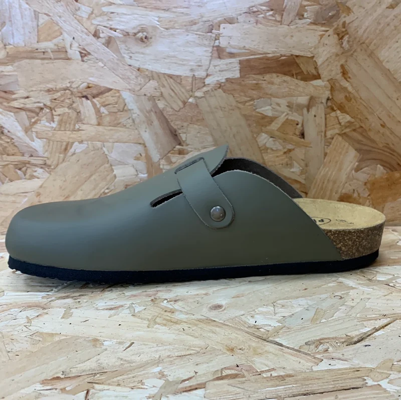 Plakton Damen Gibraltar Sprinter Lederclog – Khaki