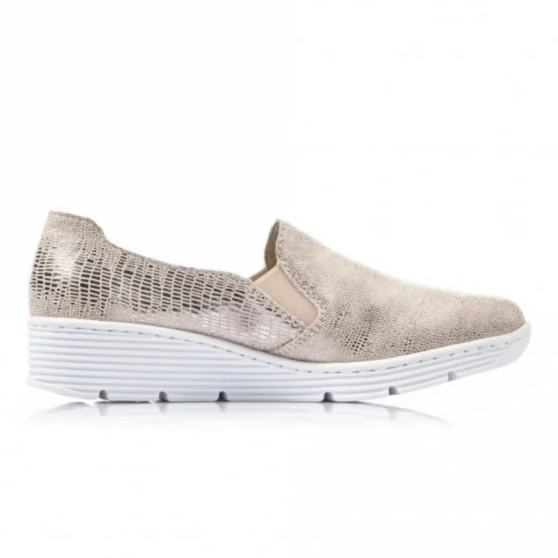 Rieker Slip-on-Schuhe für Damen – Beige