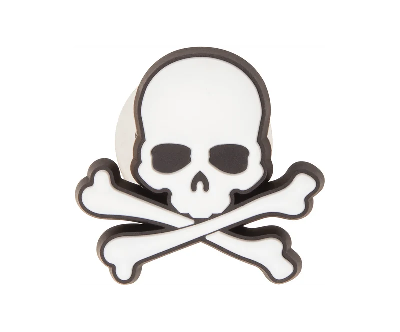 Crocs Jibbitz Totenkopf-Anhänger