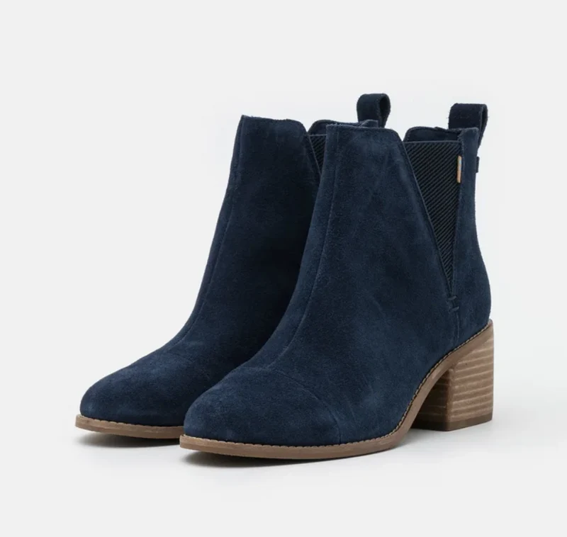 TOMS Esme-Stiefelette für Damen – Marineblau