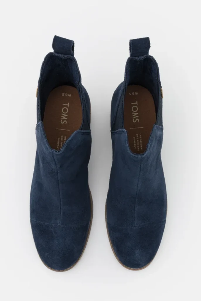 TOMS Esme-Stiefelette für Damen – Marineblau