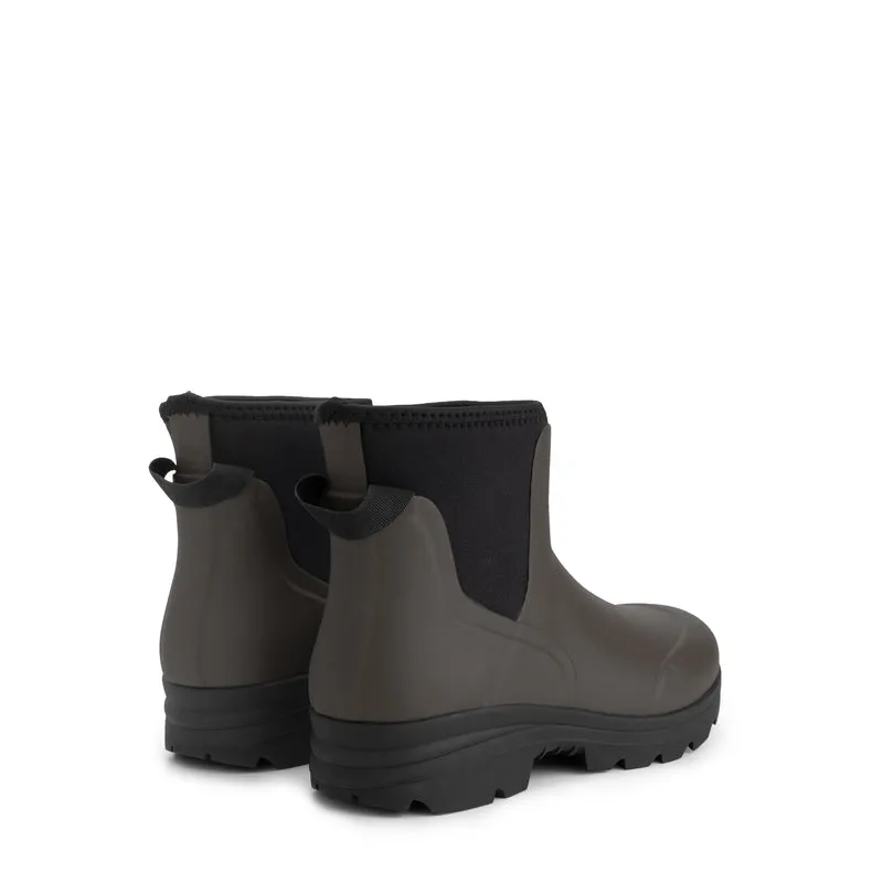 Inari Herren – Gummi-Stiefeletten – Regenstiefel – Dunkelbraun