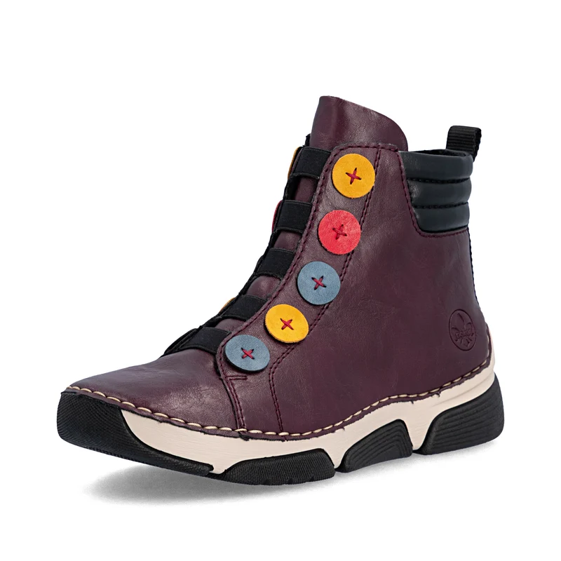 Rieker Damen-Ankle-Boots | Rot