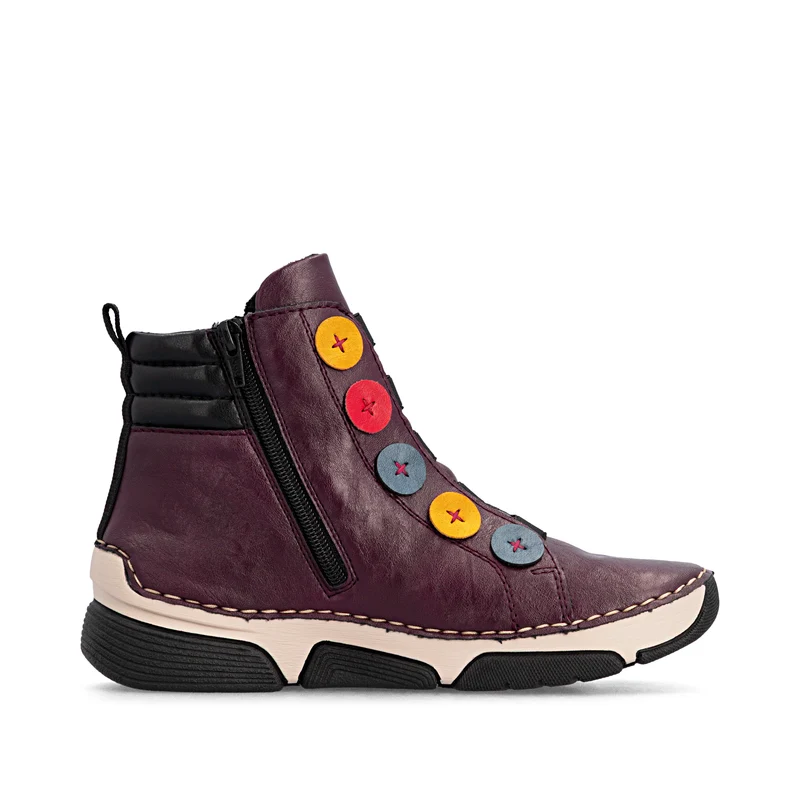 Rieker Damen-Ankle-Boots | Rot
