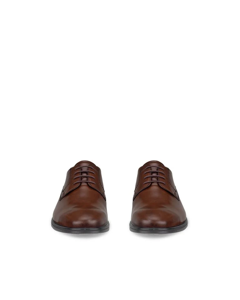 ECCO Herren Melbourne Derby-Schuh aus Leder | Braun