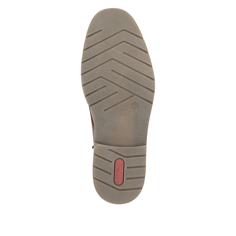 Rieker Herren-Schnürstiefeletten aus Leder | Braun