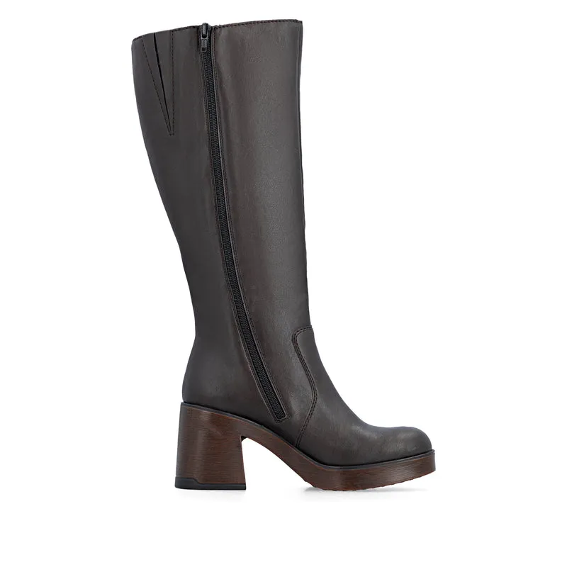 Rieker Damenmode Hoher Stiefel | Braun