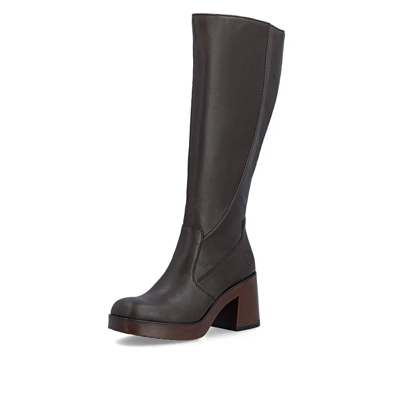 Rieker Damenmode Hoher Stiefel | Braun